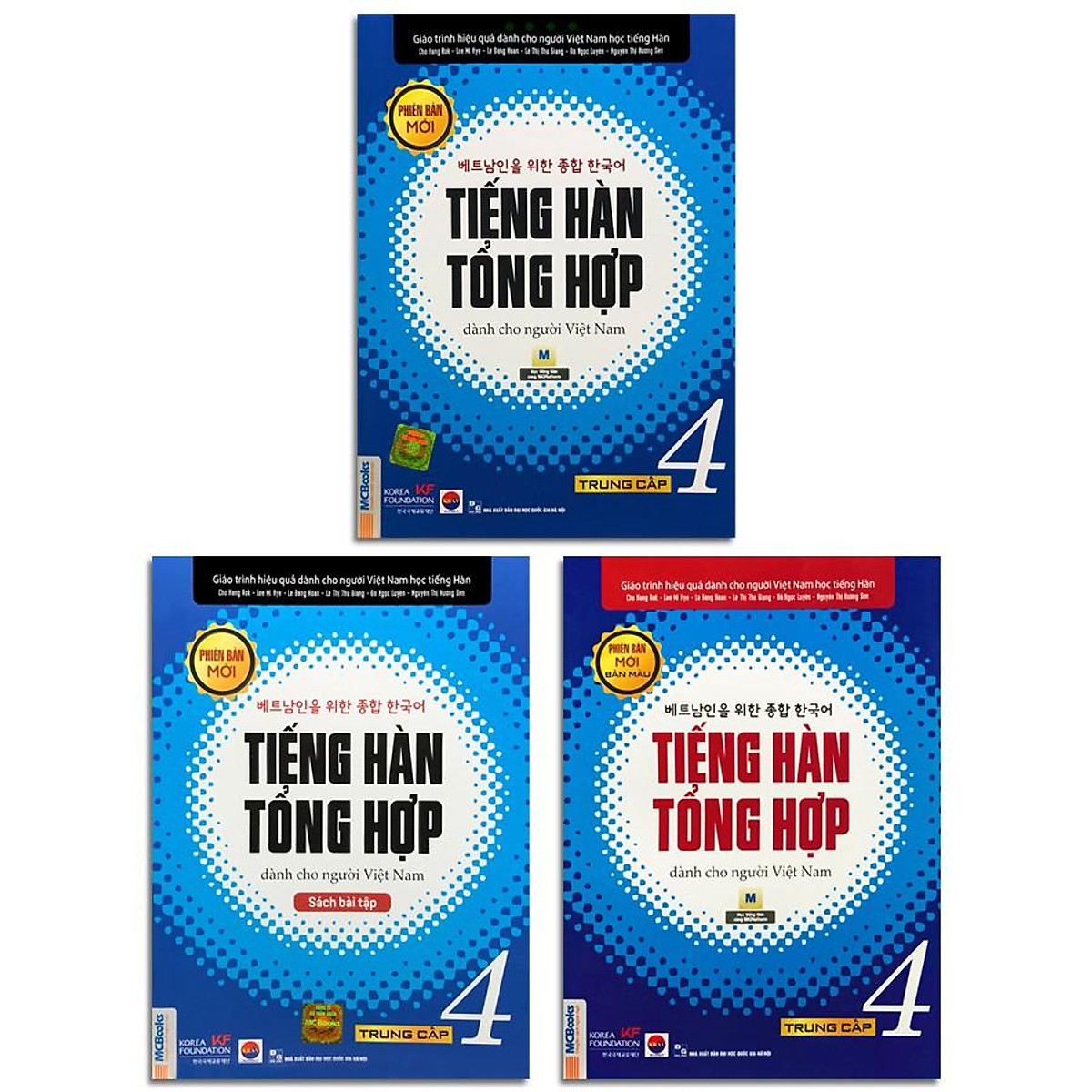 Sách - Tiếng Hàn Tổng Hợp Dành Cho Người Việt Nam - Trung Cấp 4 Phiên Bản Mới (3 quyển lẻ tùy chọn)